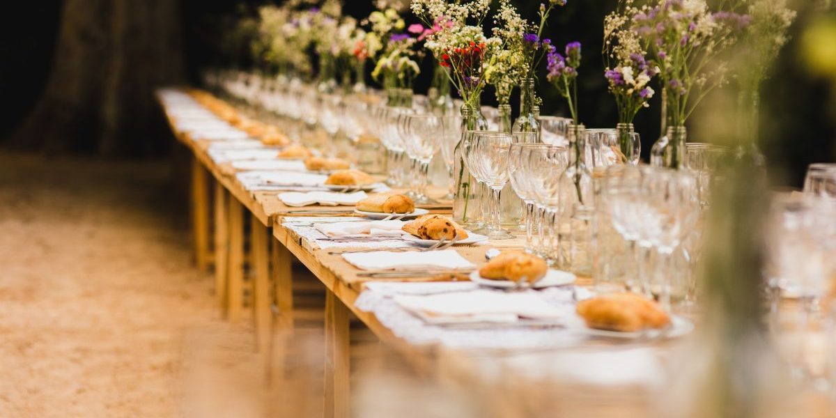 mesa decorada
