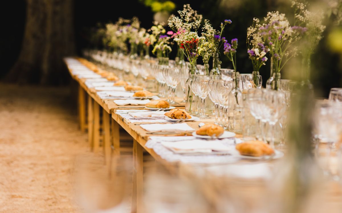 mesa decorada